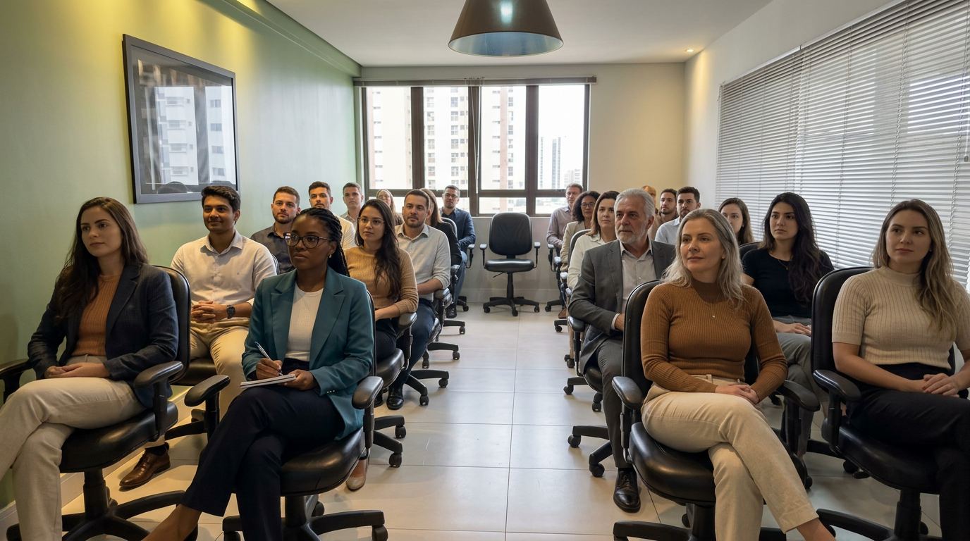 Auditório para 25 pessoas